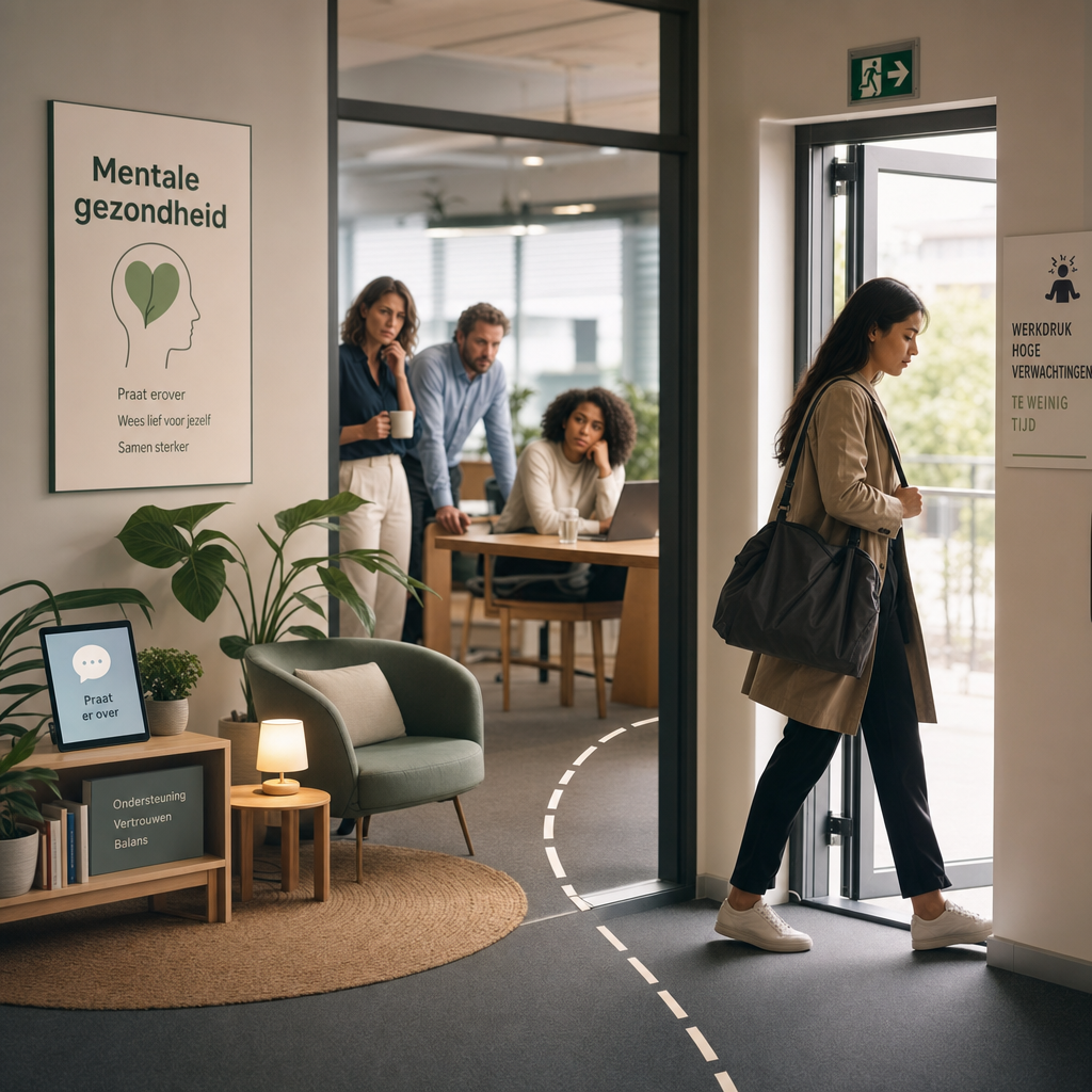 Illustratie bij Waarom vertrekken medewerkers ondanks investeringen in mentale gezondheid?